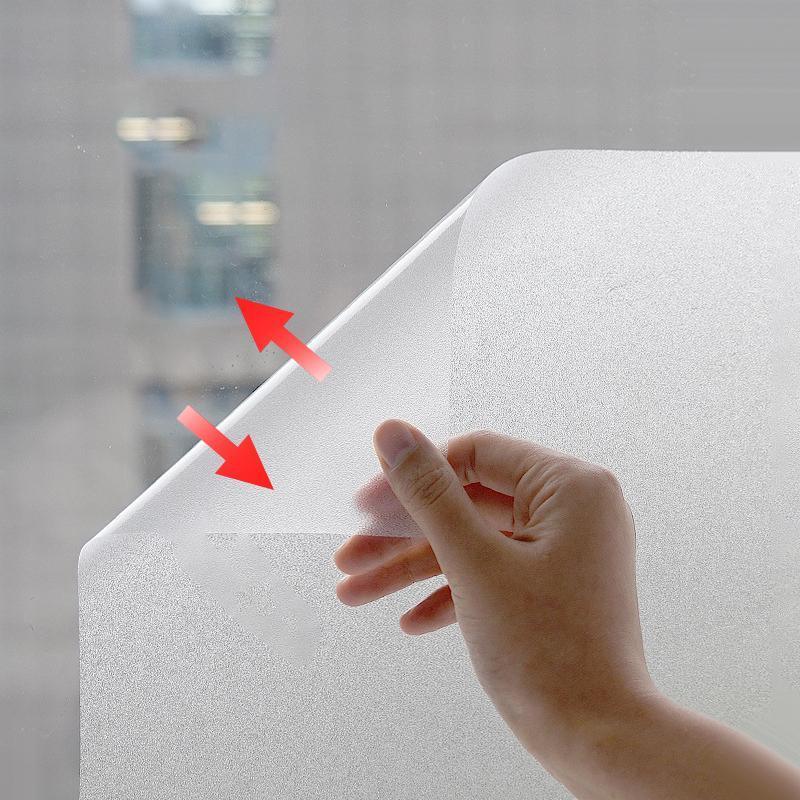 3/5M Sand Blast Clear Privacy Frosted Frosting Windows Glass Film Removable - 90cm×3M