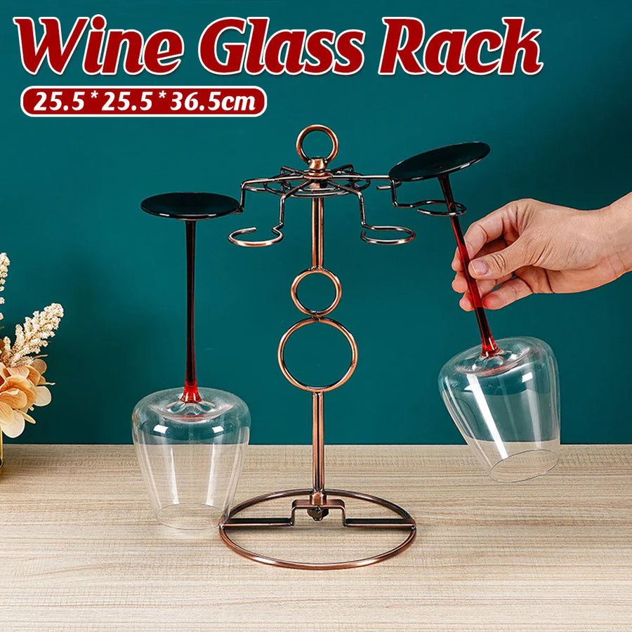 Wine Glass Rack Countertop Freestanding Stemware Rack Wine Glass Stand Racks