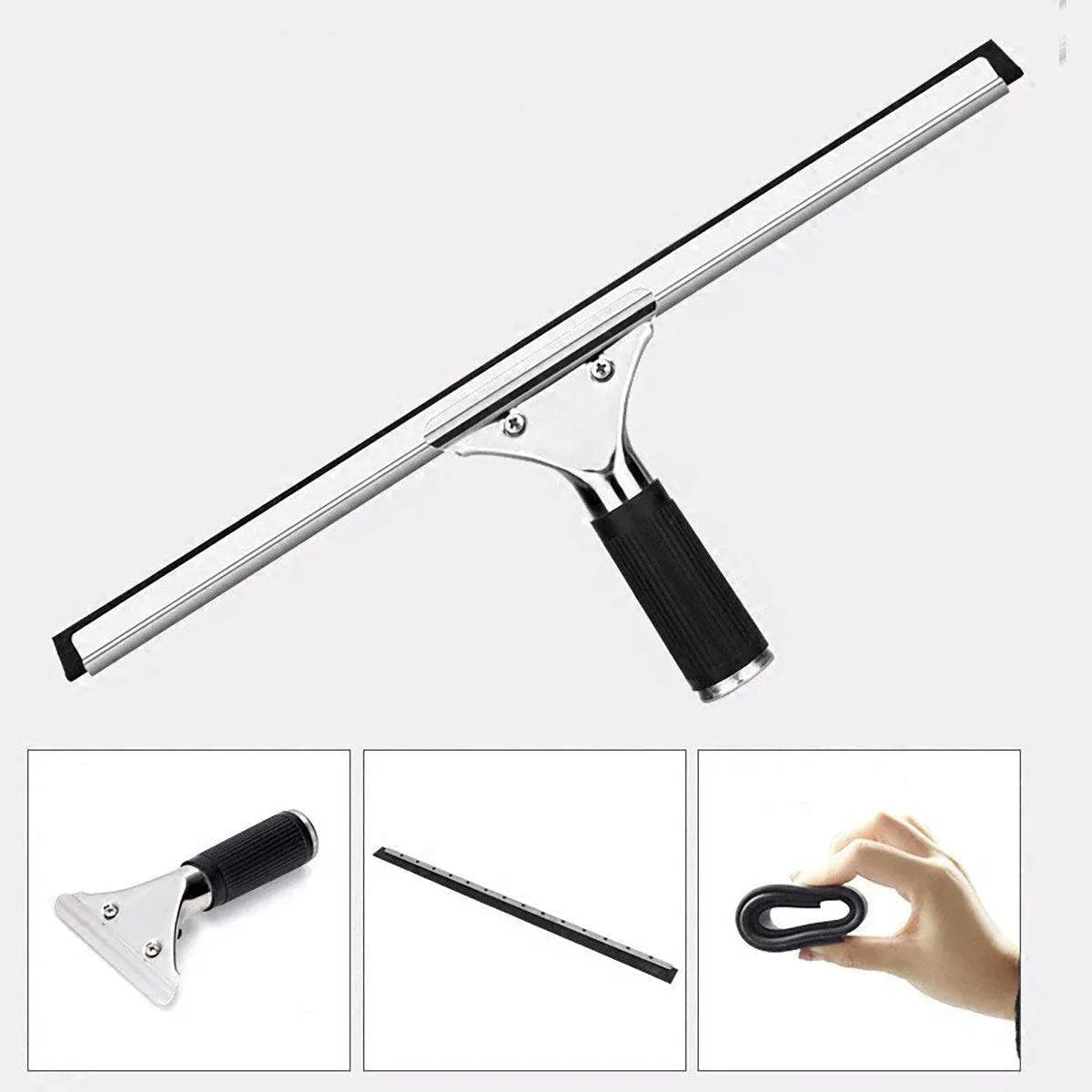Household Wiper Bathroom Scraper Cleaning Tool for Glass and Floor Cleaning - 25CM