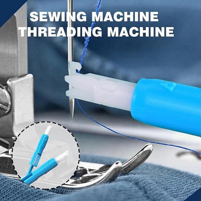 3x Automatic Needle Threader -Insertion Handle Tools Sewing Machine - White