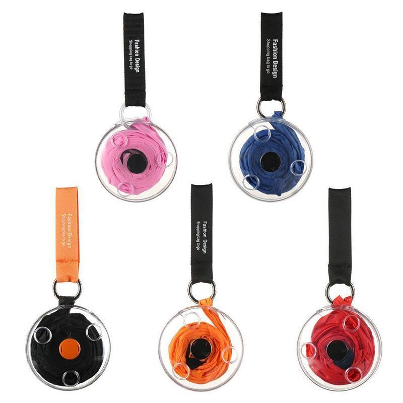 Large Capacity Folding Telescopic Storage Bag Portable Shopping Bag For Travel - Blue