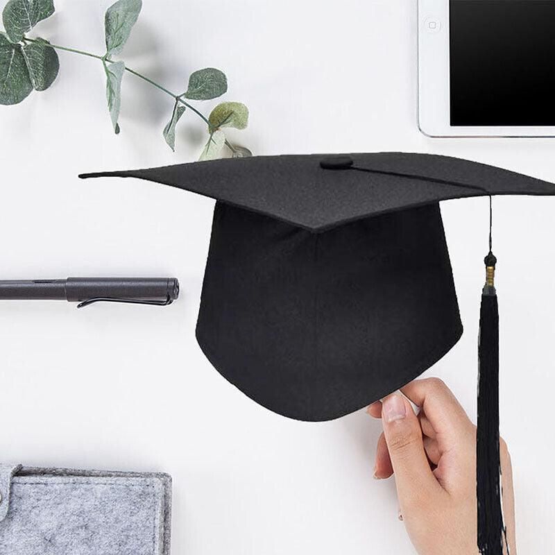 Mortarboard Graduation Hat Academic Cap Black Bachelor Master Chancellor Hat Au