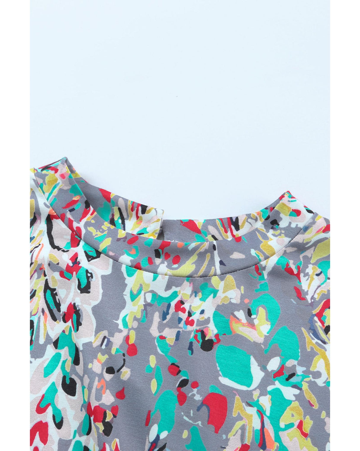 Azura Floral Ruffle Sleeve Babydoll Top - S