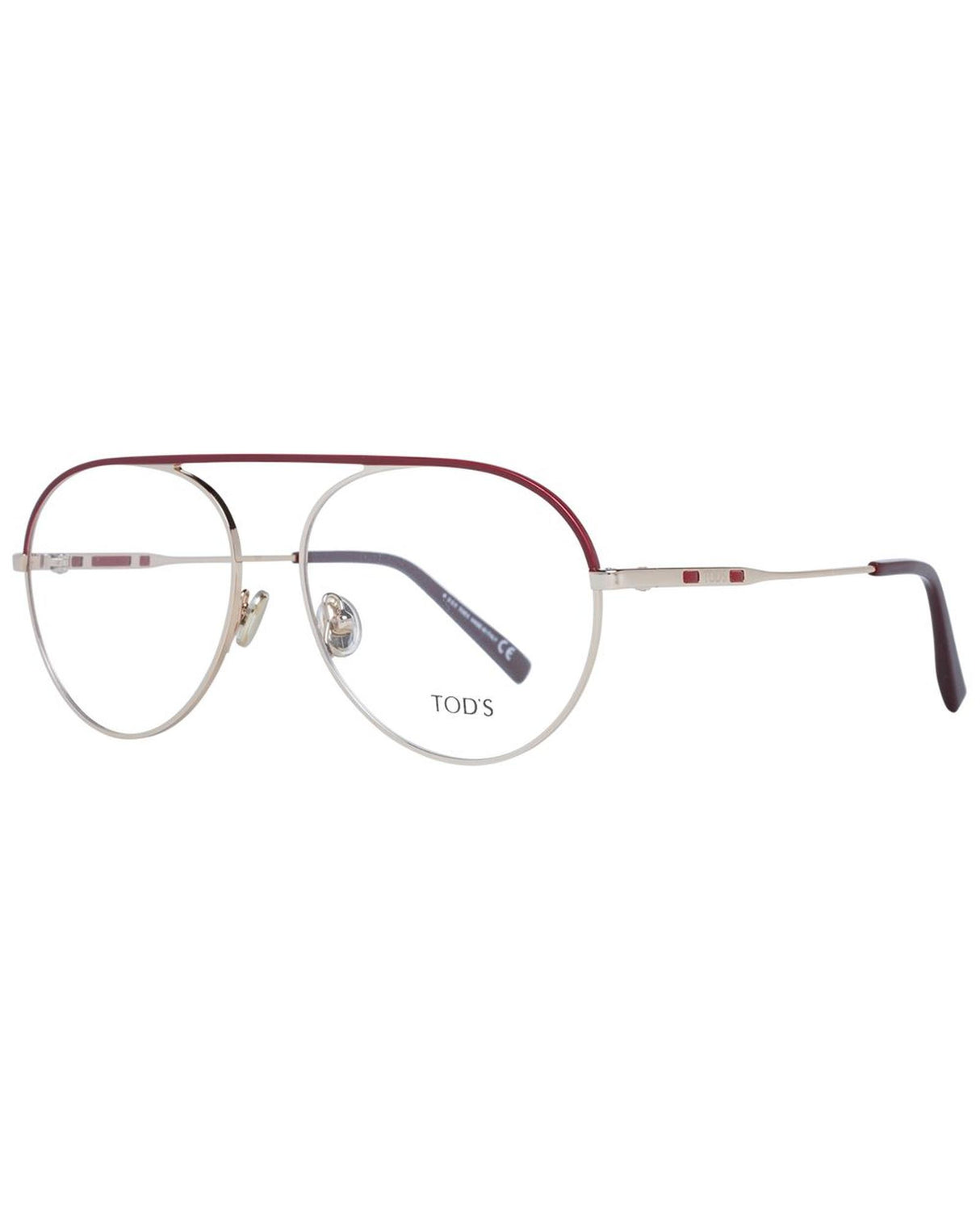 Tod's Women's Aviator-Style Red Optical Frames - One Size