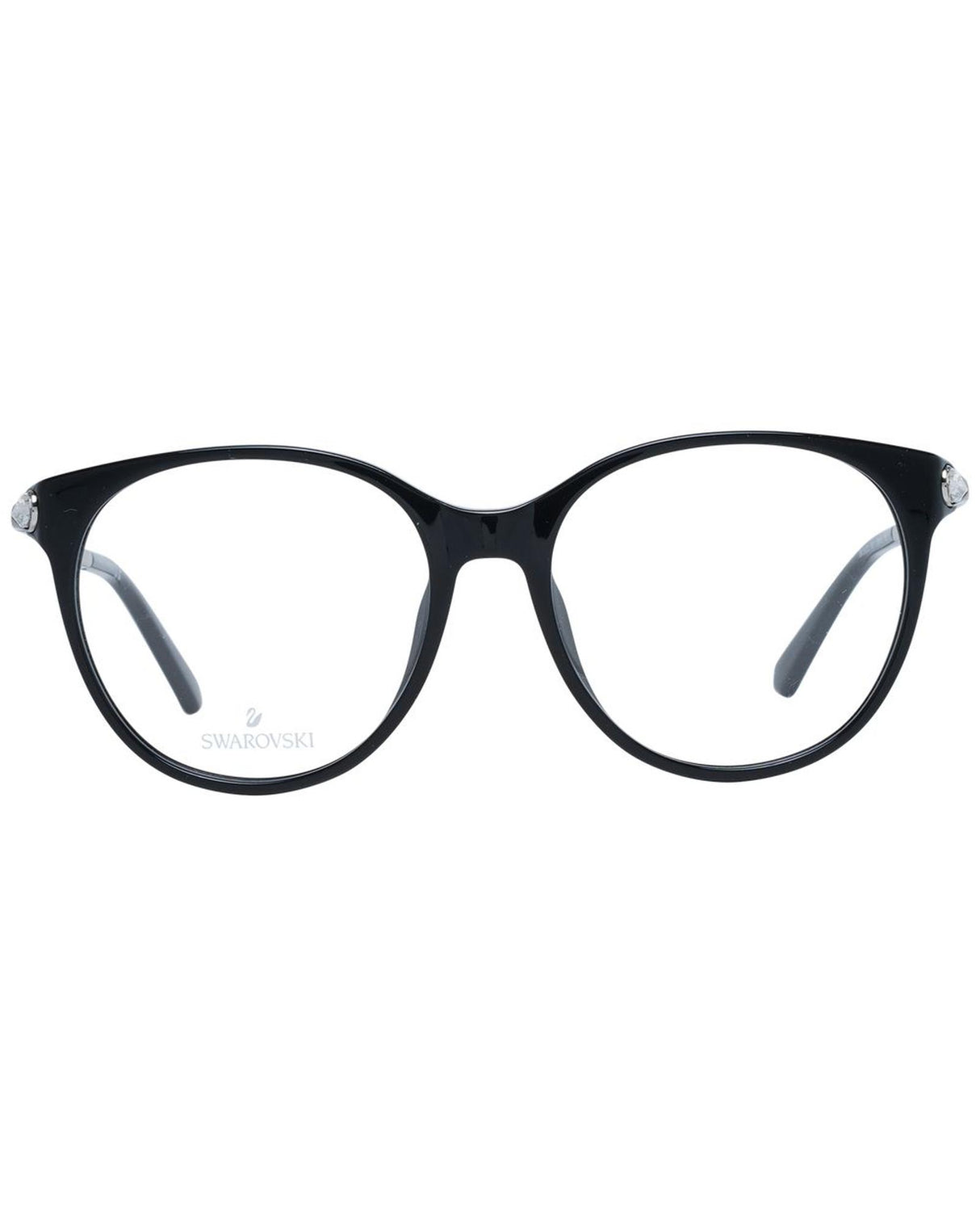Swarovski Women's Round Black Optical Glasses - One Size