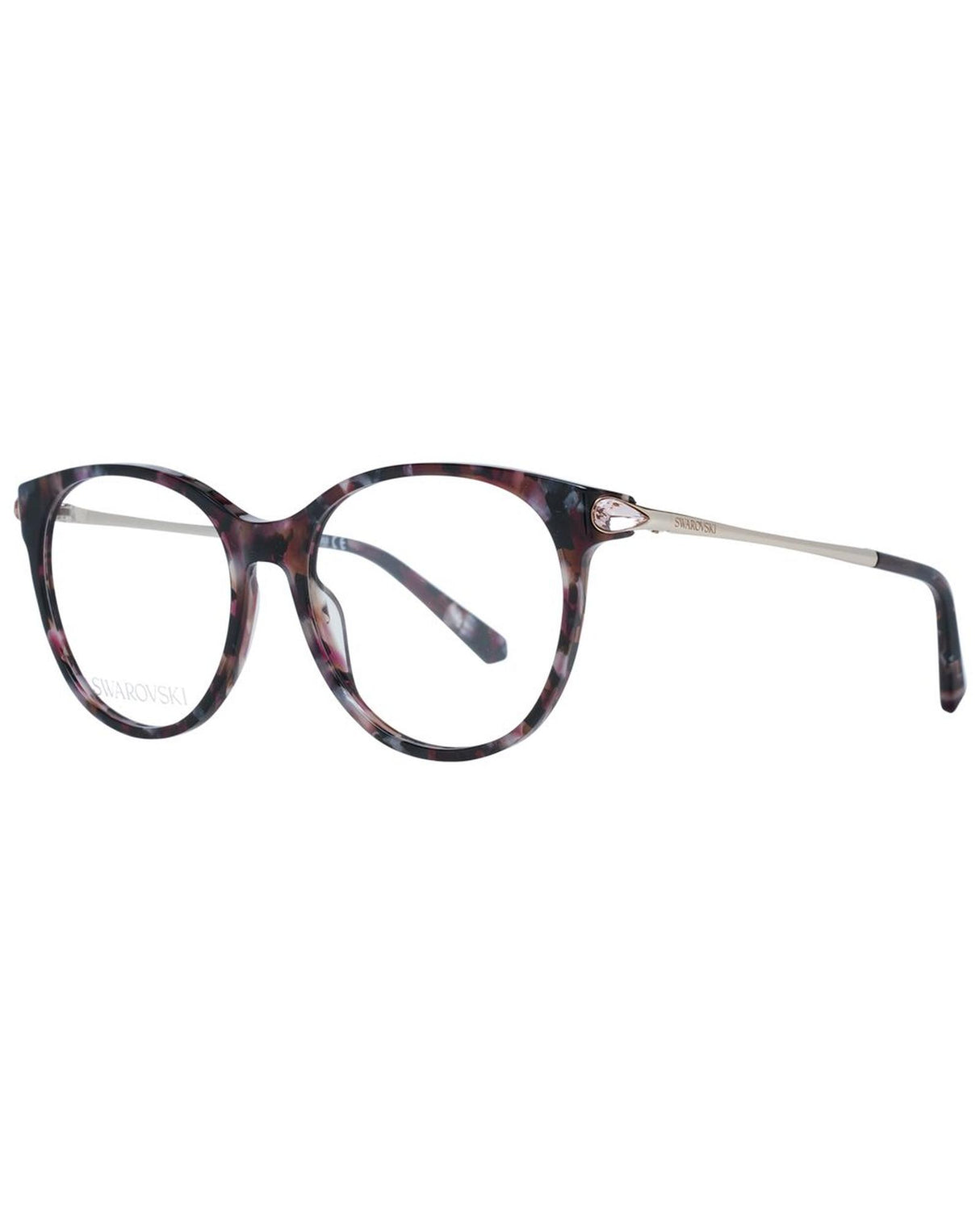 Swarovski Women's Elegant Brown Round Optical Frames - One Size