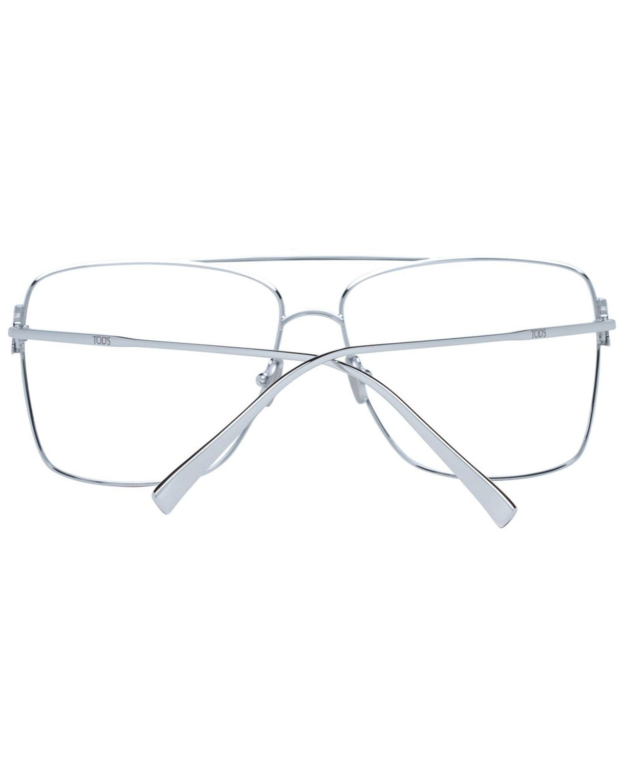 Tod's Women's Rectangular Silver Eyeglasses - One Size