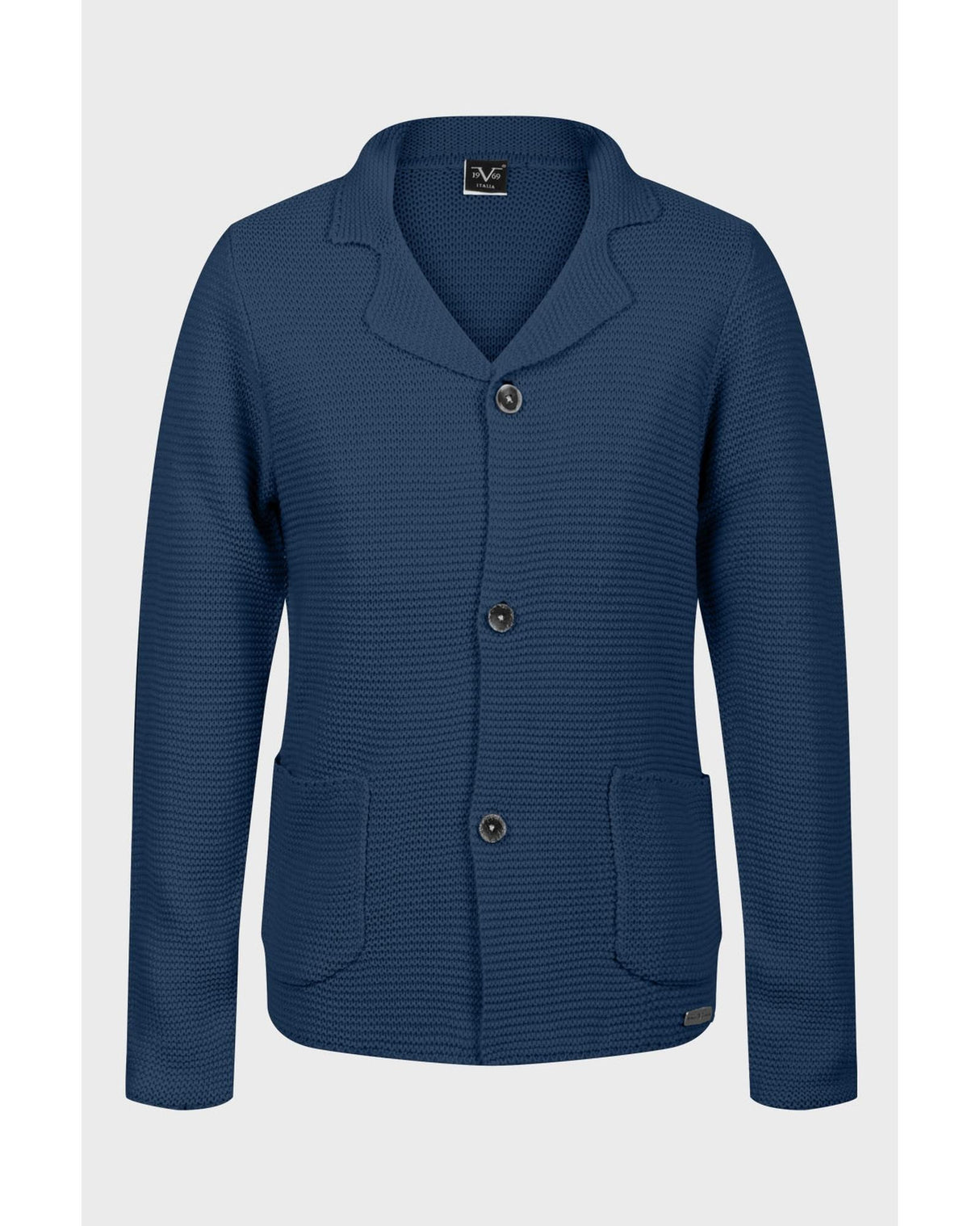 Navy Cardigan by 19V69 Italia - L