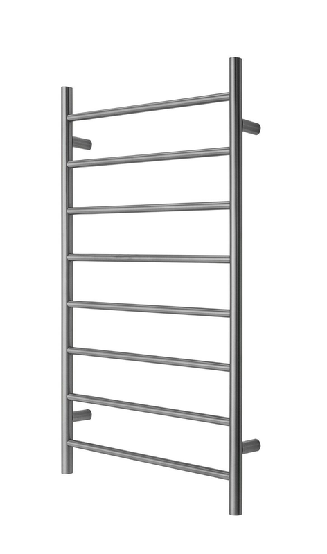 Premium Gunmetal Towel Rack - 8 Bars, round Design, AU Standard, 1000x620mm Wide