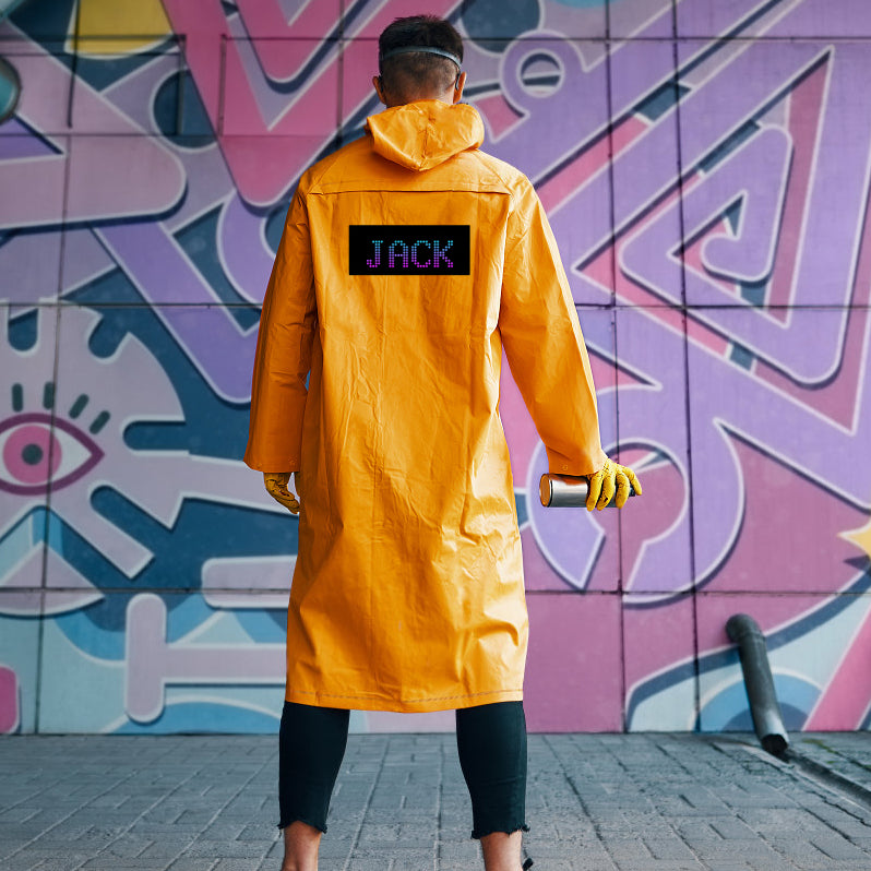 Programmable LED Matrix Panel Flexible Screen IP65 with APP Control 70*173mm