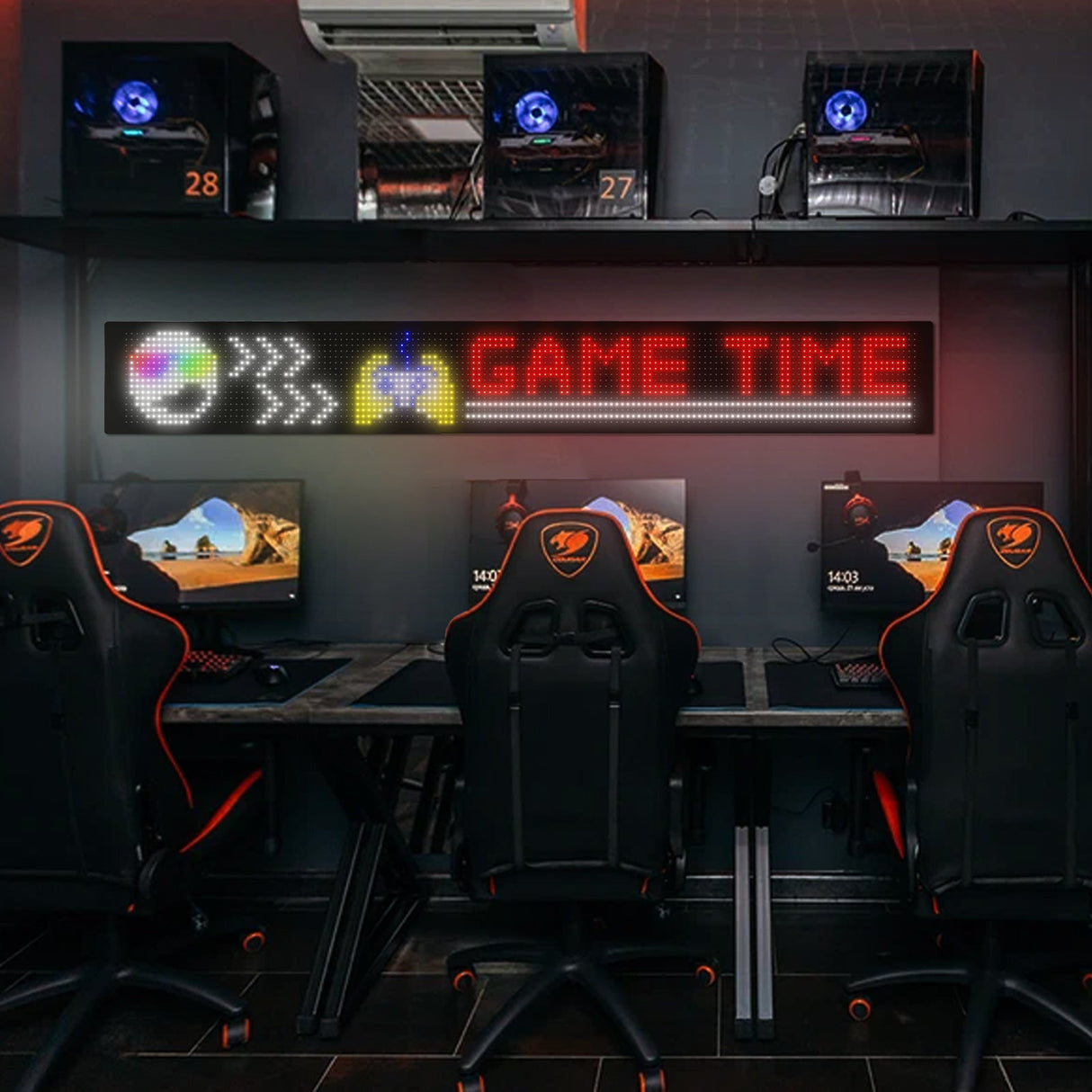 Programmable LED Matrix Panel Flexible Screen IP65 with APP Control 192*1330mm