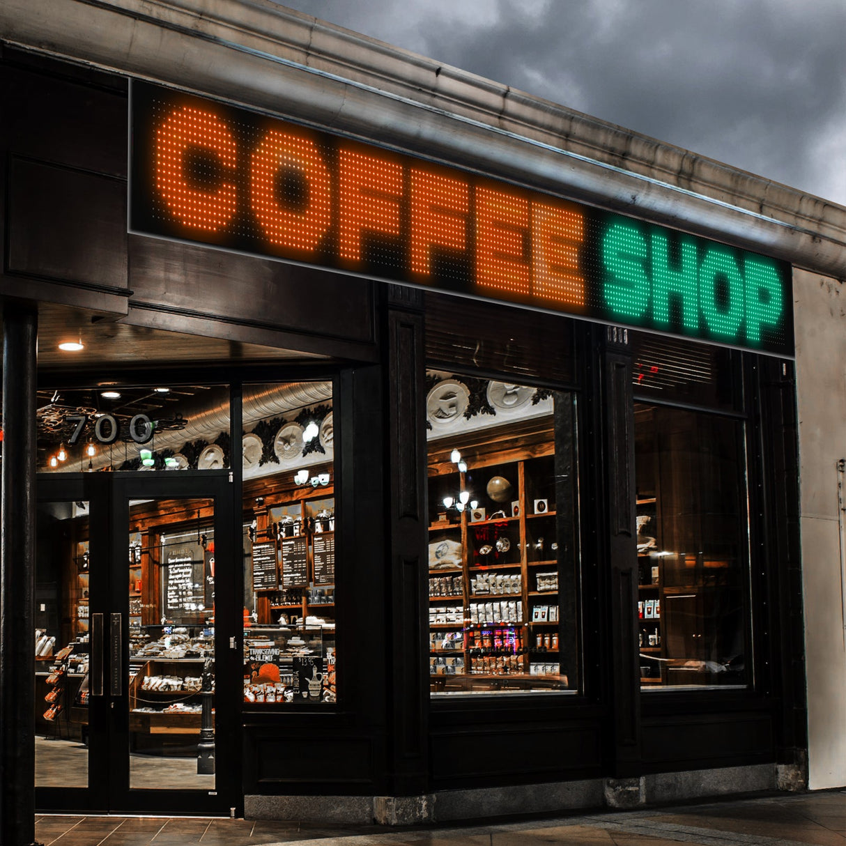 Programmable LED Matrix Panel Flexible Screen IP65 with APP Control 192*1762mm