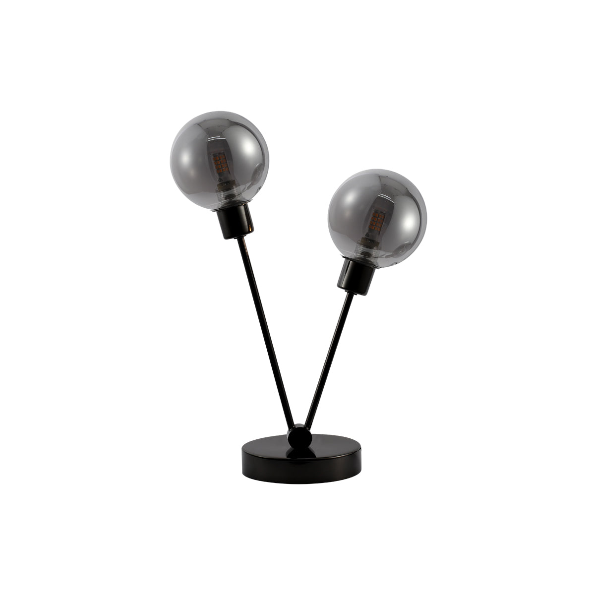 Grette Modern Black Chrome Table Light