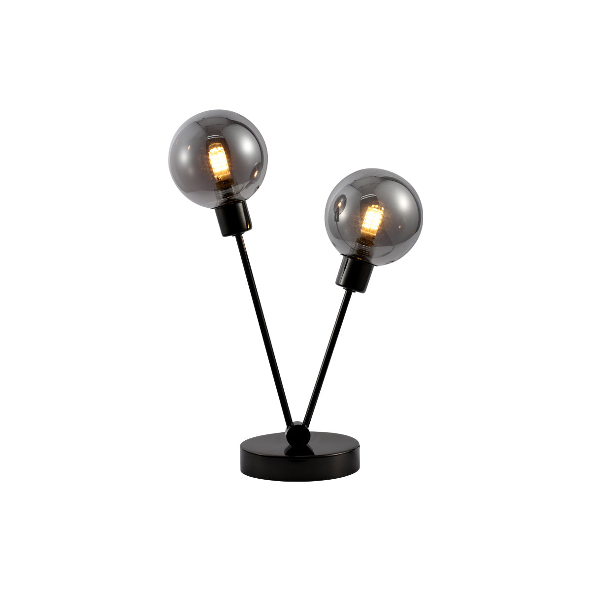 Grette Modern Black Chrome Table Light