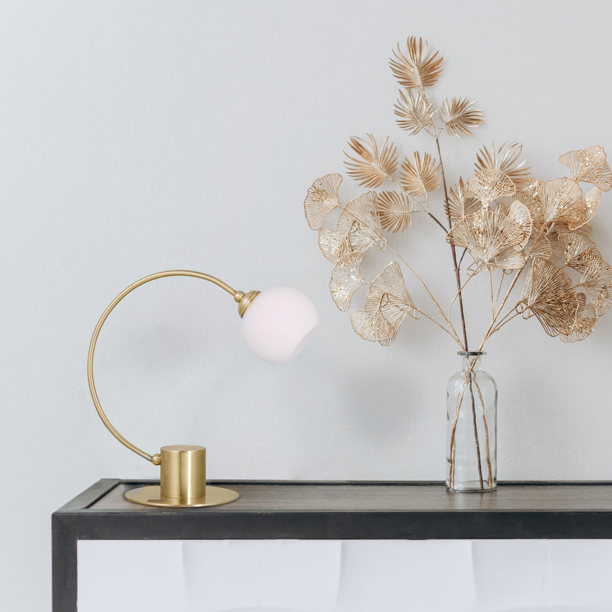 Penelope Touch Table Lamp - Antique Brass