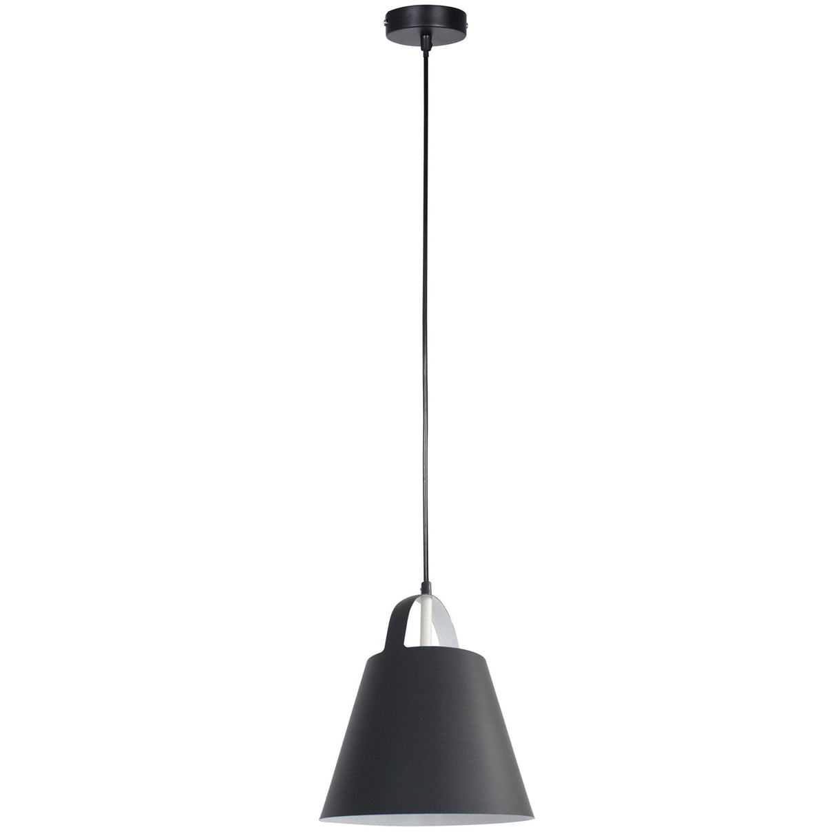 Sleek Black Cone Pendant Light - Clark Design
