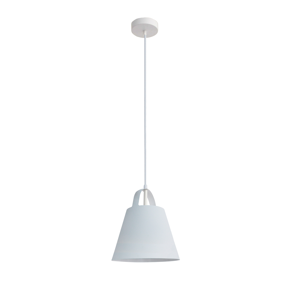 Modern White Cone Pendant Light - Clark Series