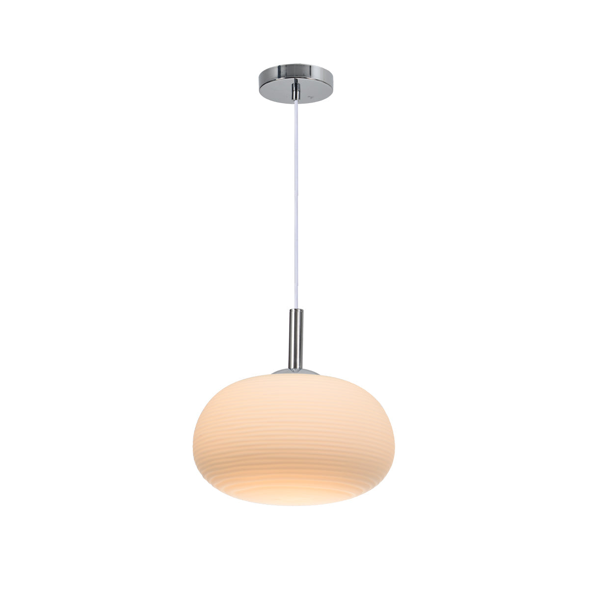 Celia Elegant Frosted Glass Pendant Light