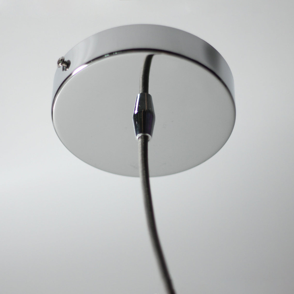 Casablance Large Pendant Light with Dimpled Glass Shade