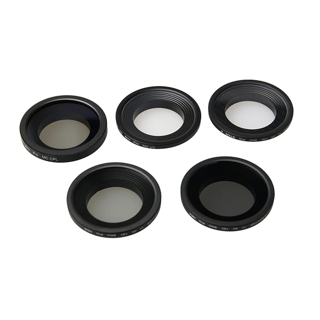 34mm Pro Lens Filter for Xiaomi Xiaoyi Yi Ii 4k Action Camera - Cpl Uv Nd4 Nd2 Star 6