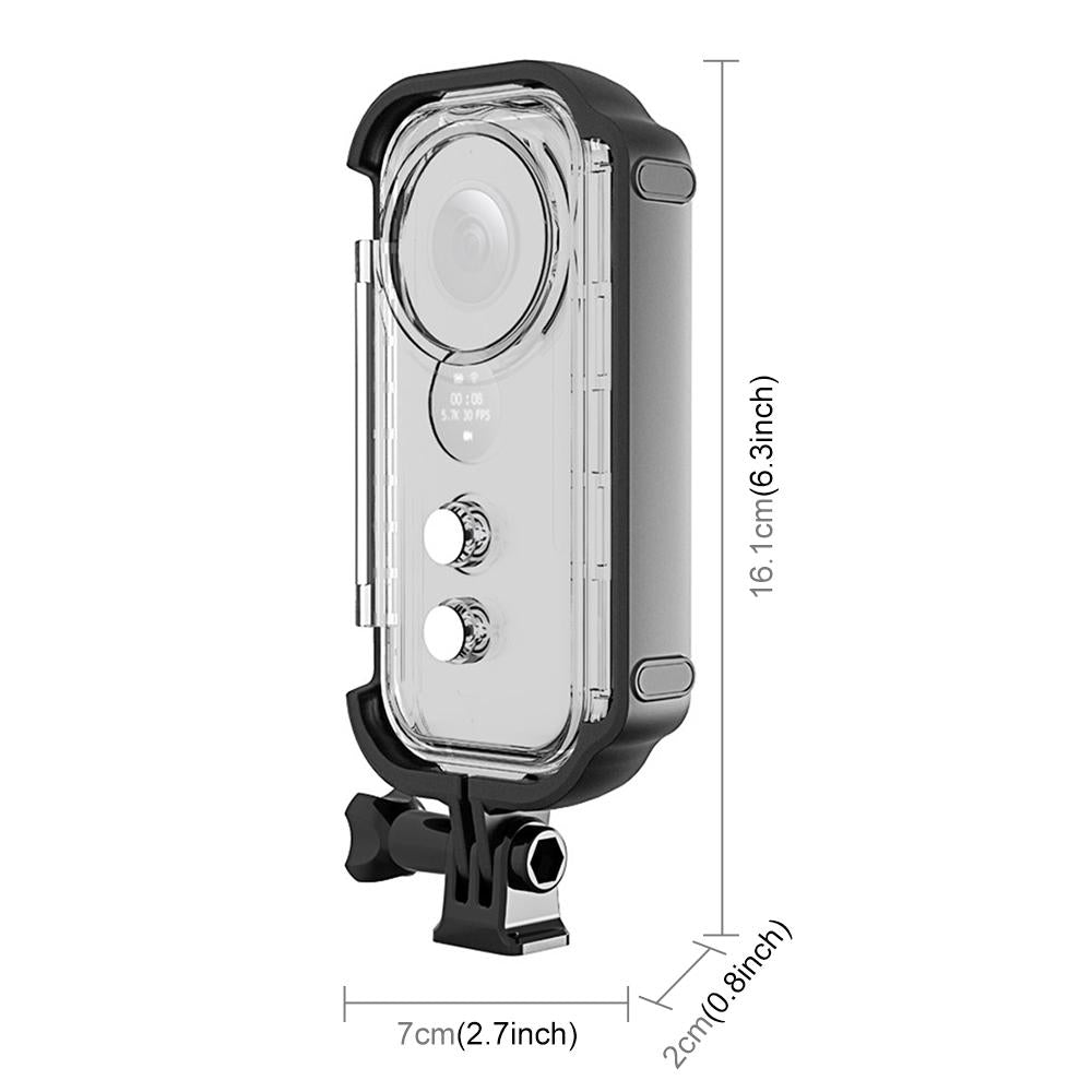 Waterproof Housing for Insta360 one x - 30m Depth