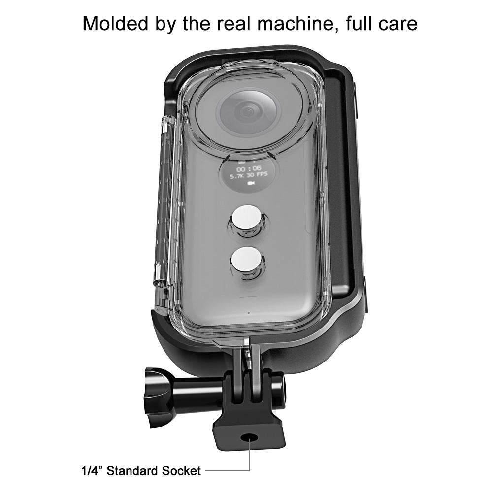 Waterproof Housing for Insta360 one x - 30m Depth