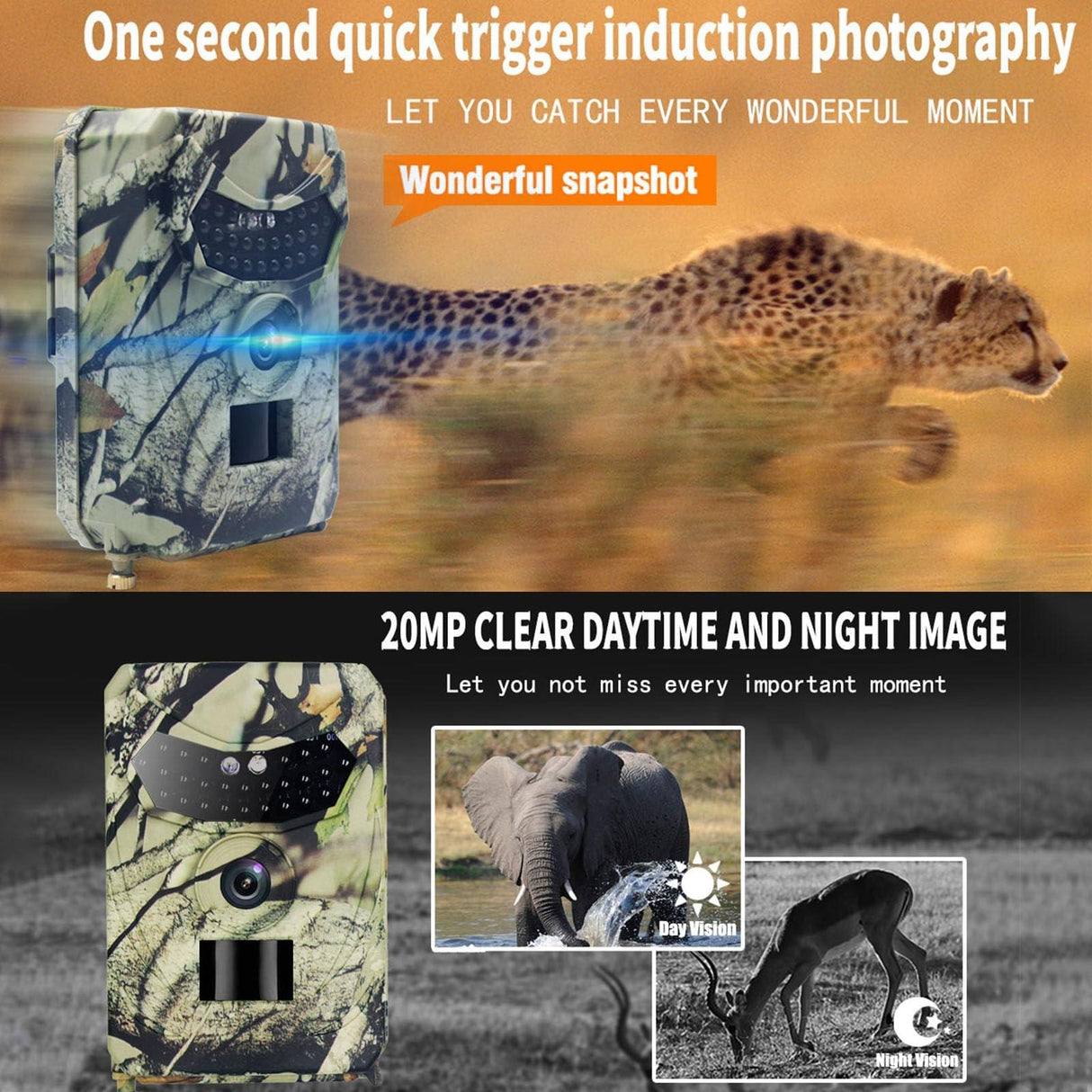 20mp Hd 1080p Infrared Hunting Camera - Pr100
