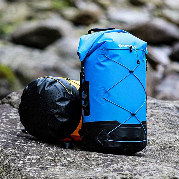 Waterproof Outdoor Stream Tracing Backpack Black 16L - Black-16L