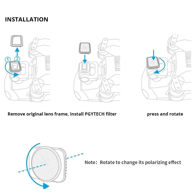 Drone Accessory: P16a041 Filter for Dji Mavic Air 2
