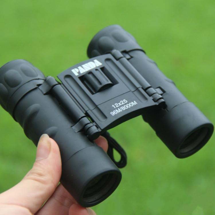 High Power Night Vision Binoculars - 12x25 Hd Pocket Telescope