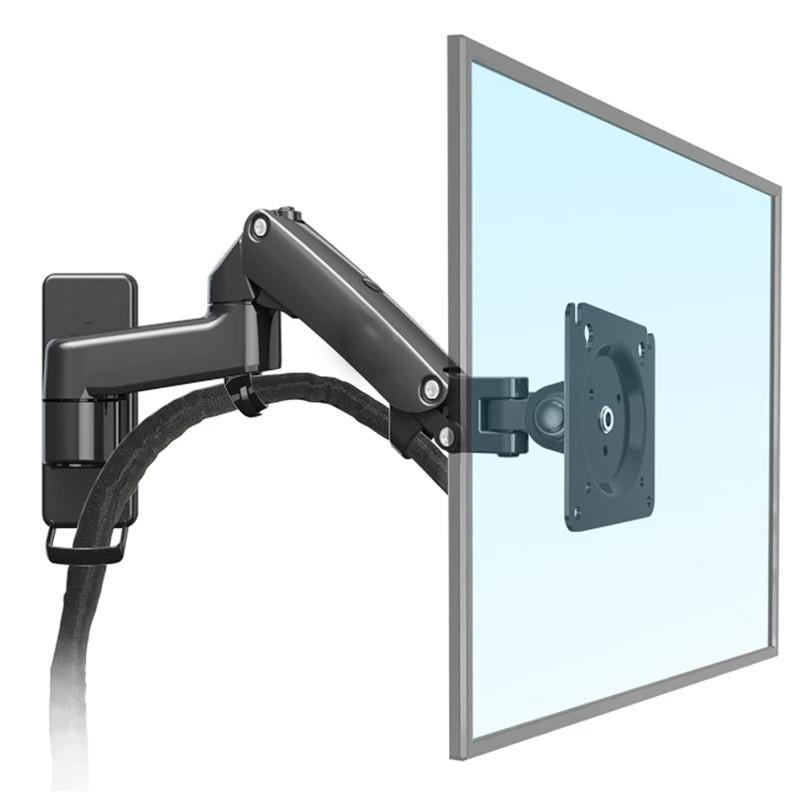 Adjustable Gas Spring Arm Wall Mount for 17-27 Led Lcd Monitors