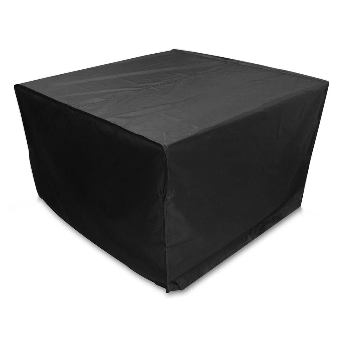 Outdoor Furniture Set Cover - Waterproof Anti-uv Dust-proof - 210d Oxford Cloth - 123x123x74cm - Black