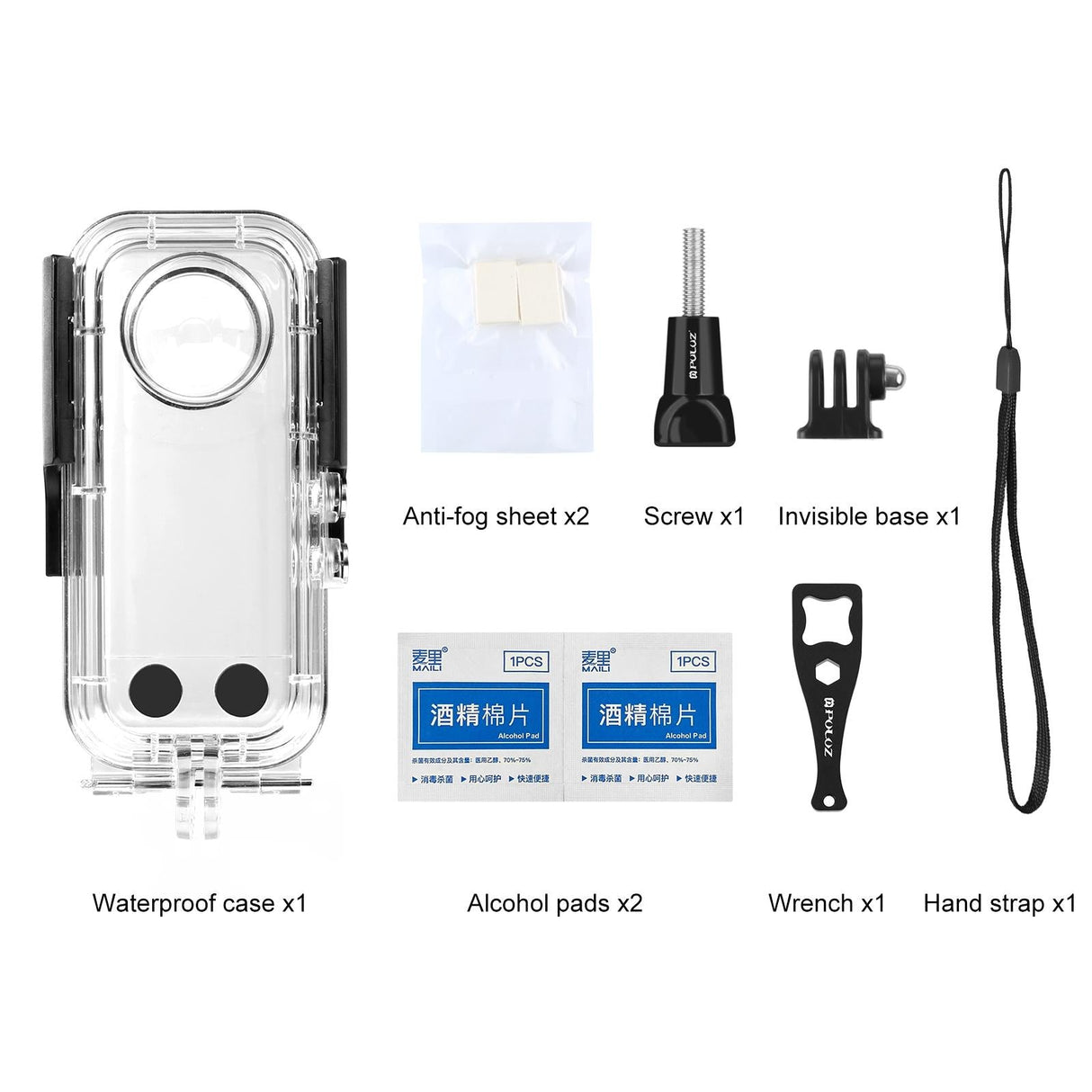 Waterproof Housing for Insta360 X3 - 30m Depth