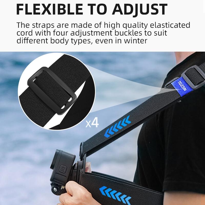 Action Camera Chest Strap Mount Belt