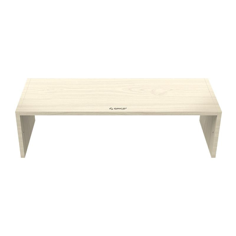 Natural Wood Monitor Stand - Compact Design