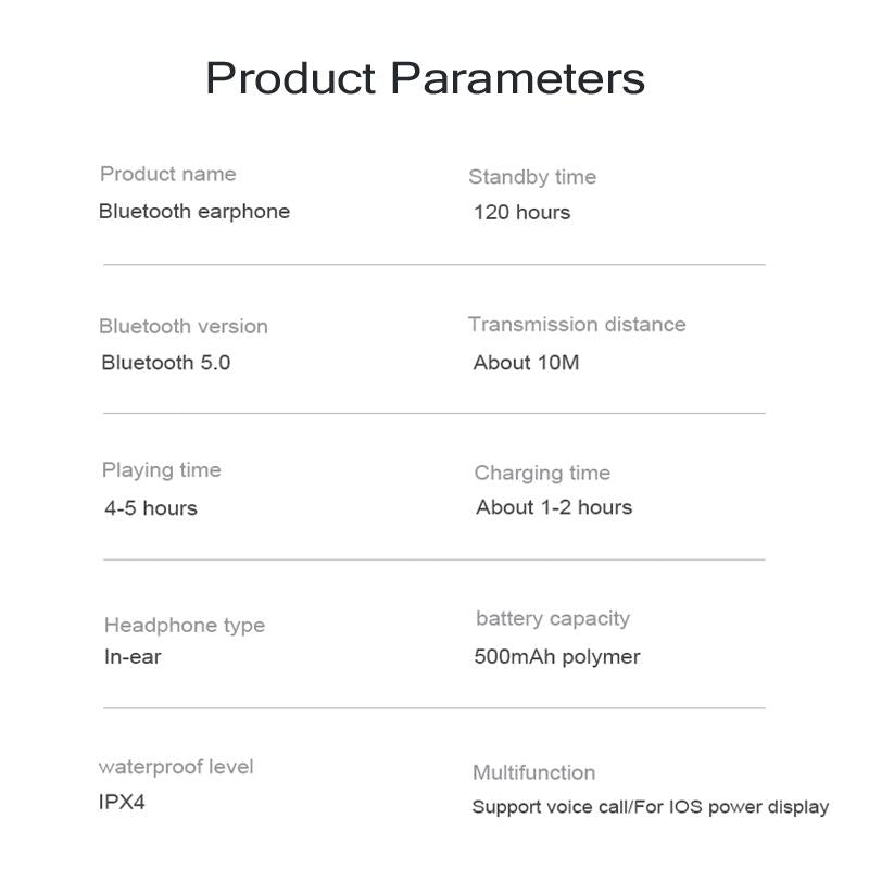 5d Stereo t & g Tg905 Tws Bluetooth Earphones with Led Display & Charging Box