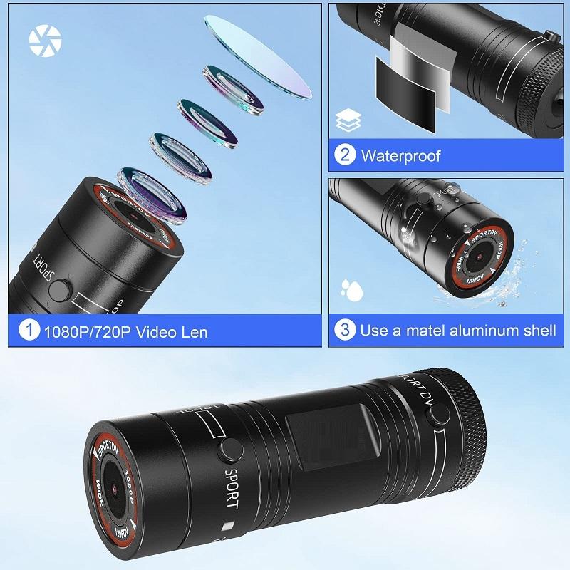 Hd Action Camera for Outdoor Activities - Helmet Mount