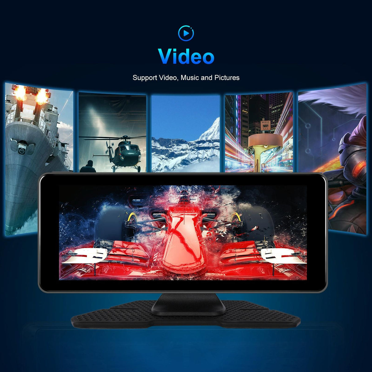 6.86 Inch 4K Dvr Smart Screen Player - Compact & High-Resolution - Standard