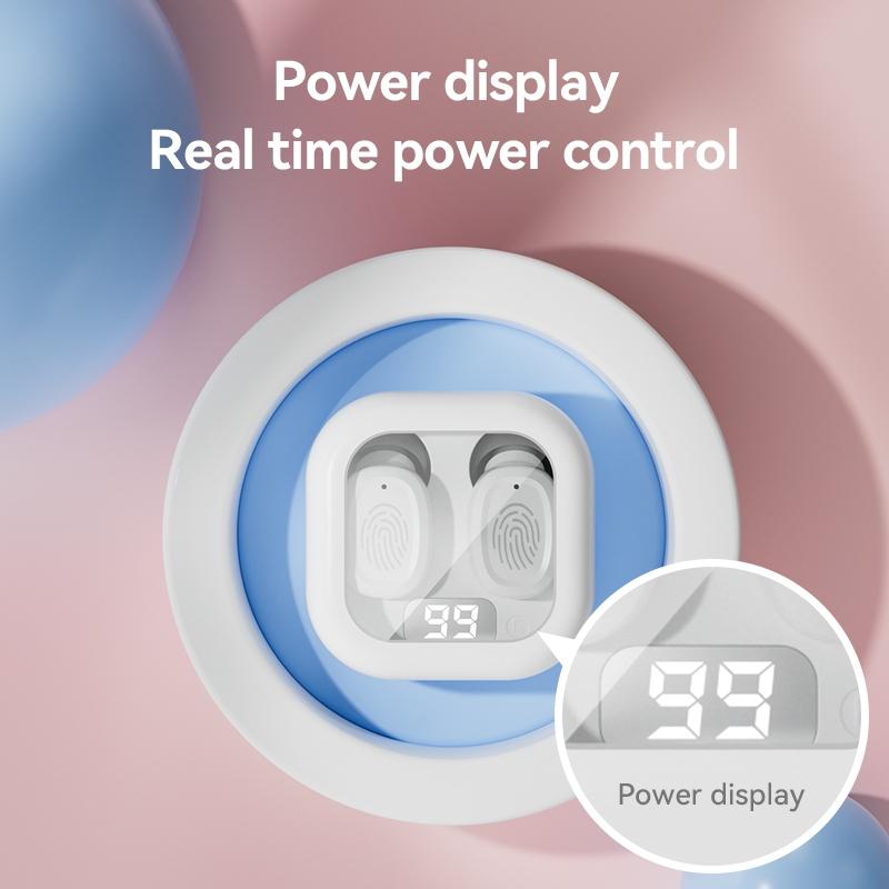 Black Wireless Earphones with Charging Case