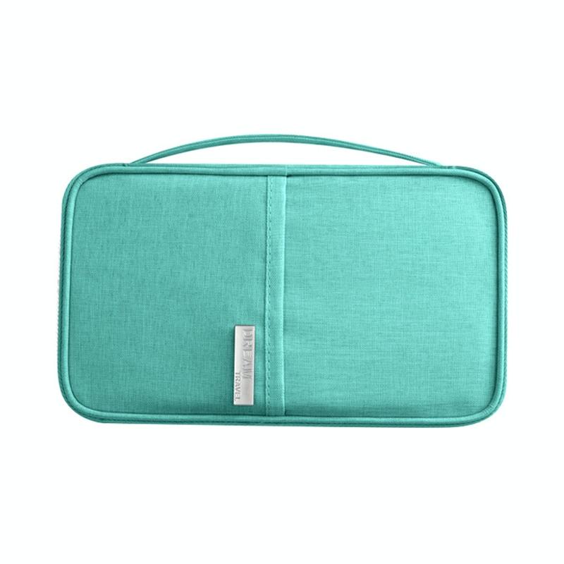 Waterproof Travel Document Bag Black Large - Blue Large