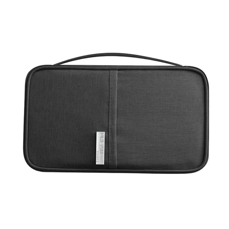 Waterproof Travel Document Bag Black Large - Blue Large