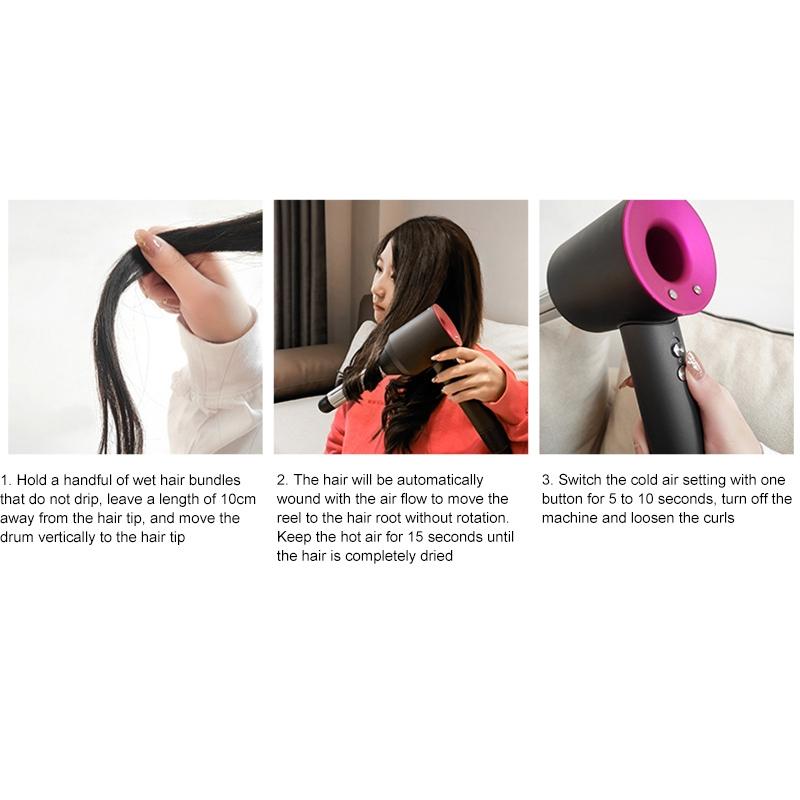 Clockwise Hair Curling Roller for Dyson Hair Dryer - Single