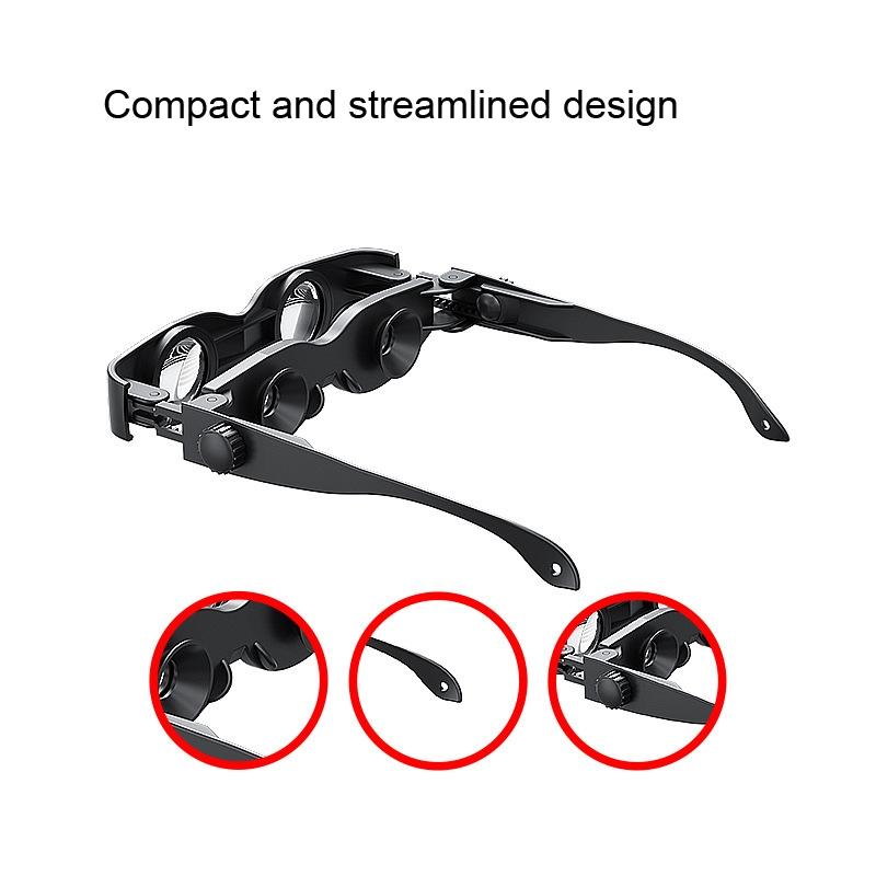 Adjustable Focus Fishing Binoculars - Hardcover Glass Type