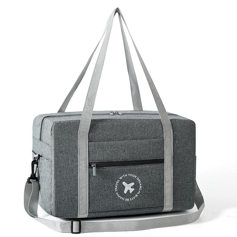Foldable Travel Bag for Camping & Hiking - Large - Small Gray