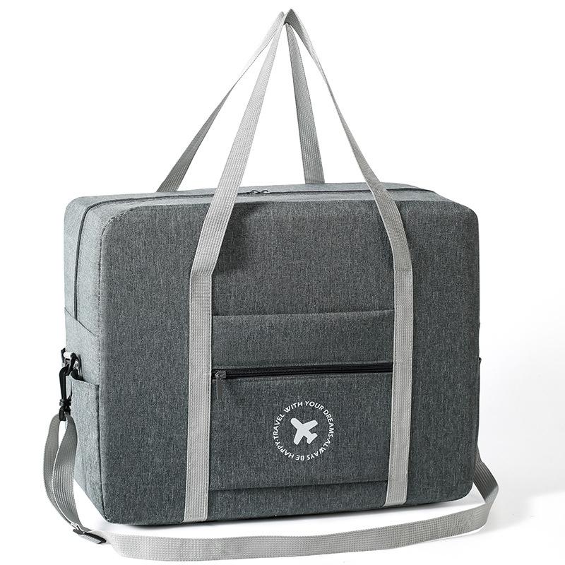 Foldable Travel Bag for Camping & Hiking - Large - Small Gray
