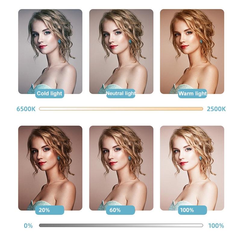 Portable 64-led Video Conference Laptop Light - Clip Set