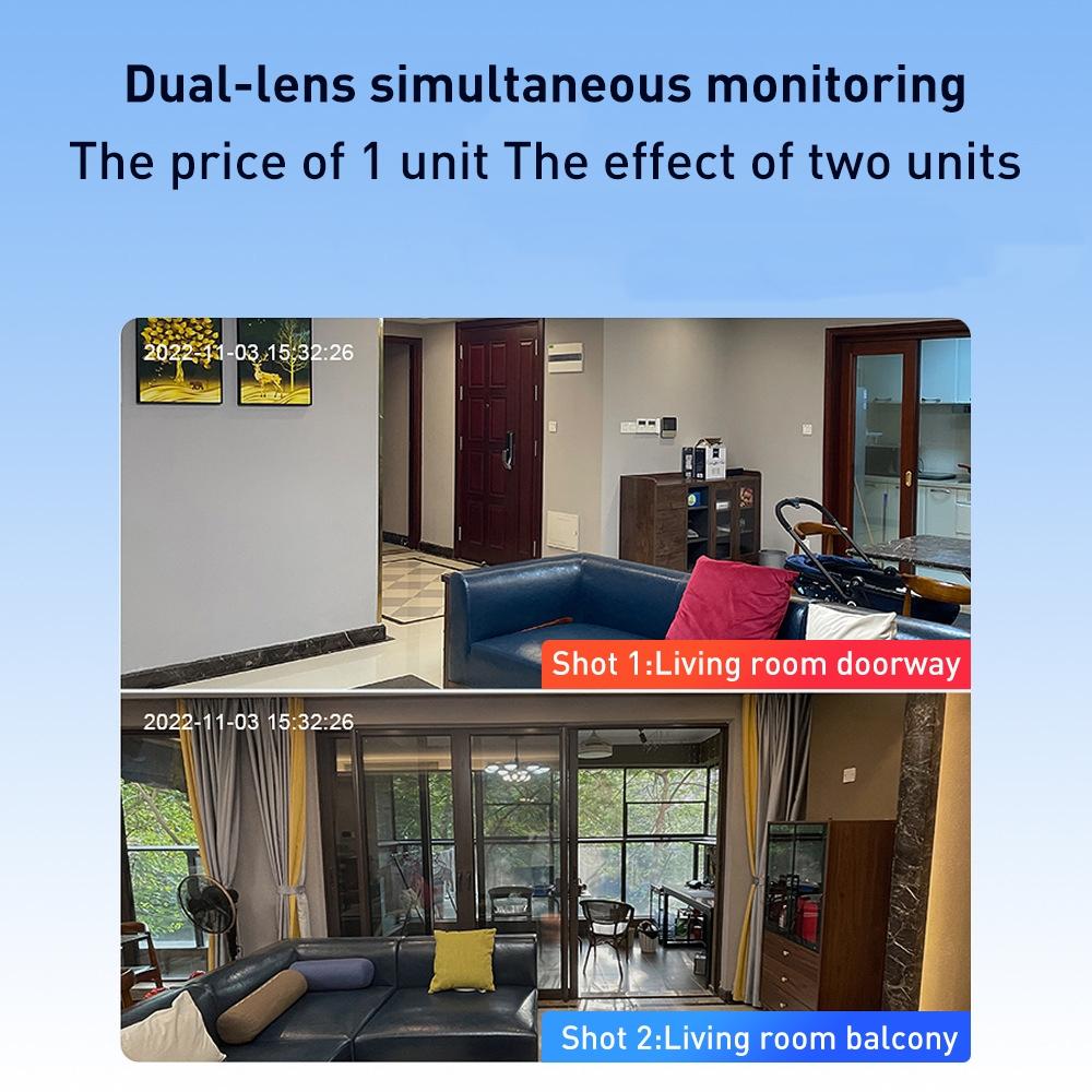 Wireless Smart Ptz Camera - 2Mp Dual Lens