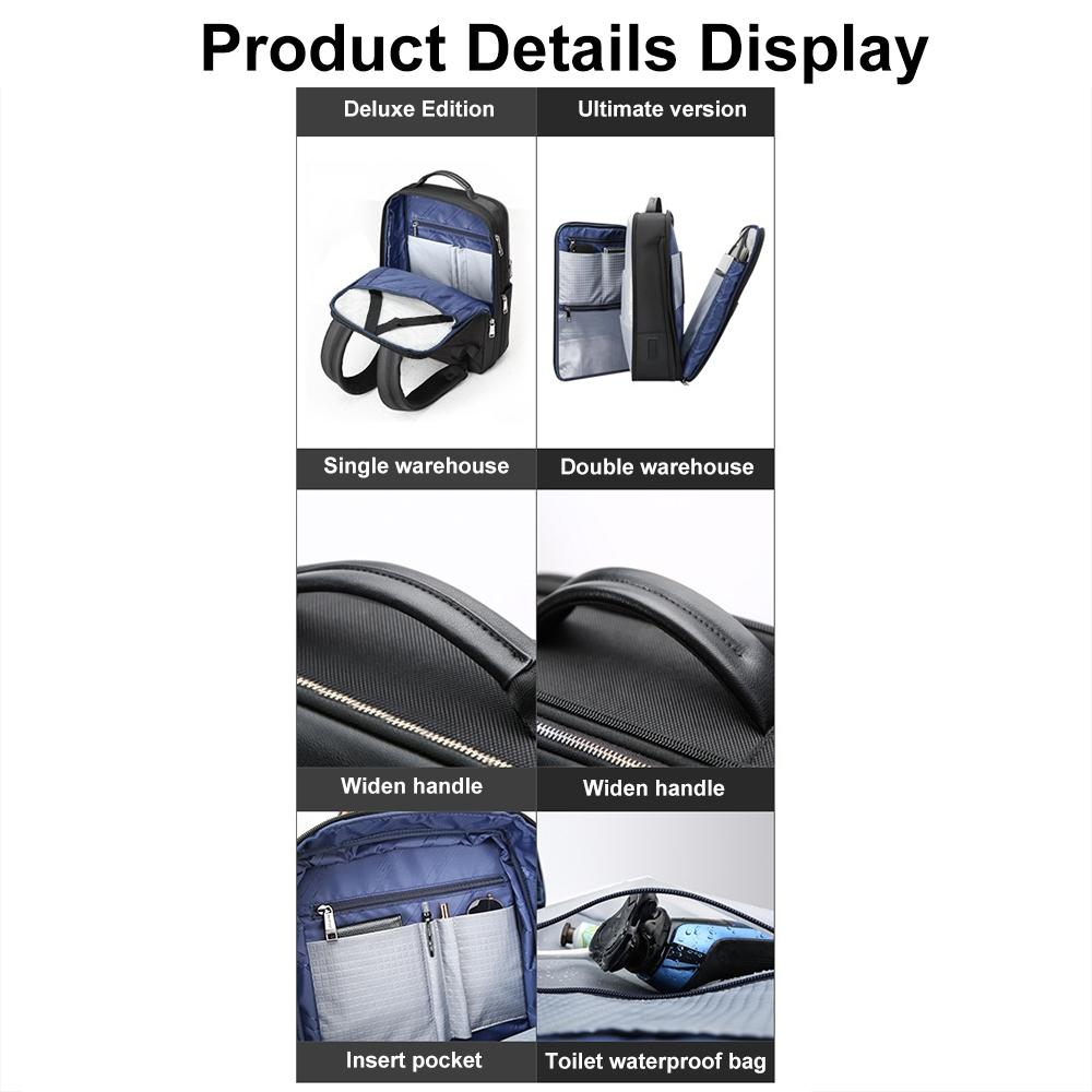 Waterproof Travel Laptop Backpack with Usb & Type-c Port - Large Capacity - Ultimate