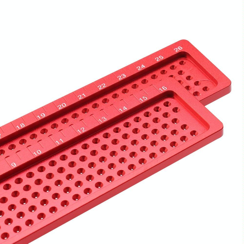 Marking Ruler for Woodworking T-shaped Holes