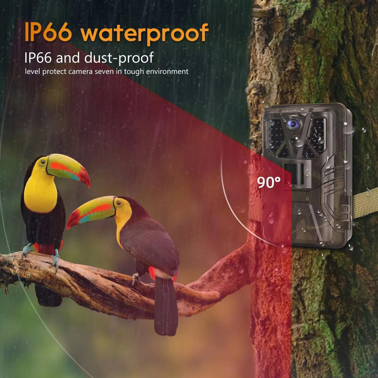 24mp Wifi Hunting Camera with Bluetooth & Night Vision